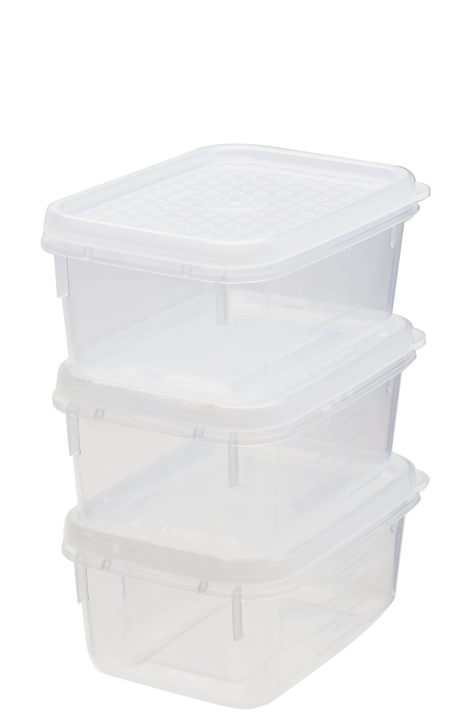 Food Container, Oblong, 250ml, Set