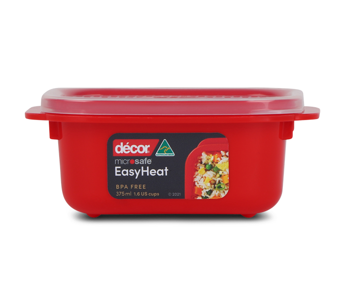 Microwavable Container, Oblong, 375ml