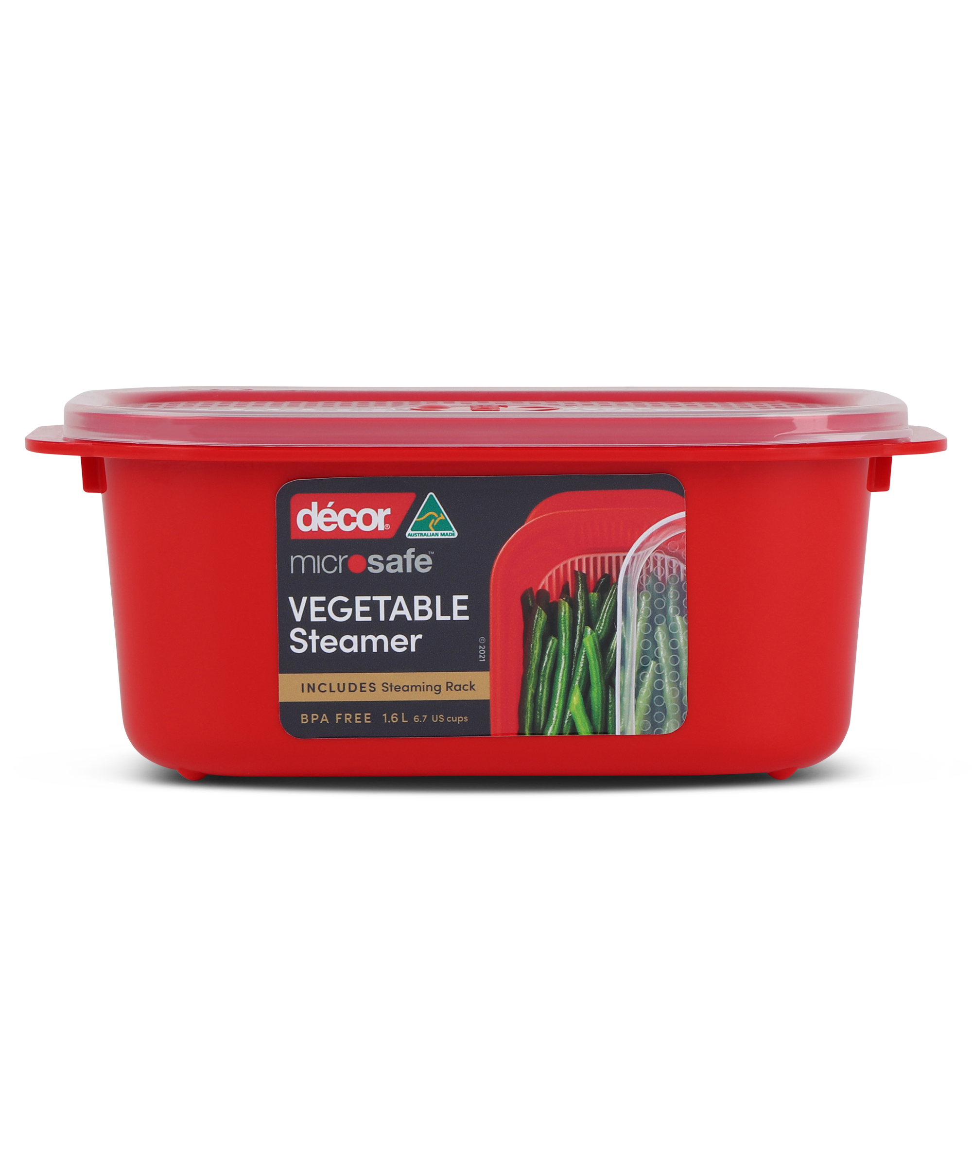 Microwave Steamer, Oblong, 1.6L