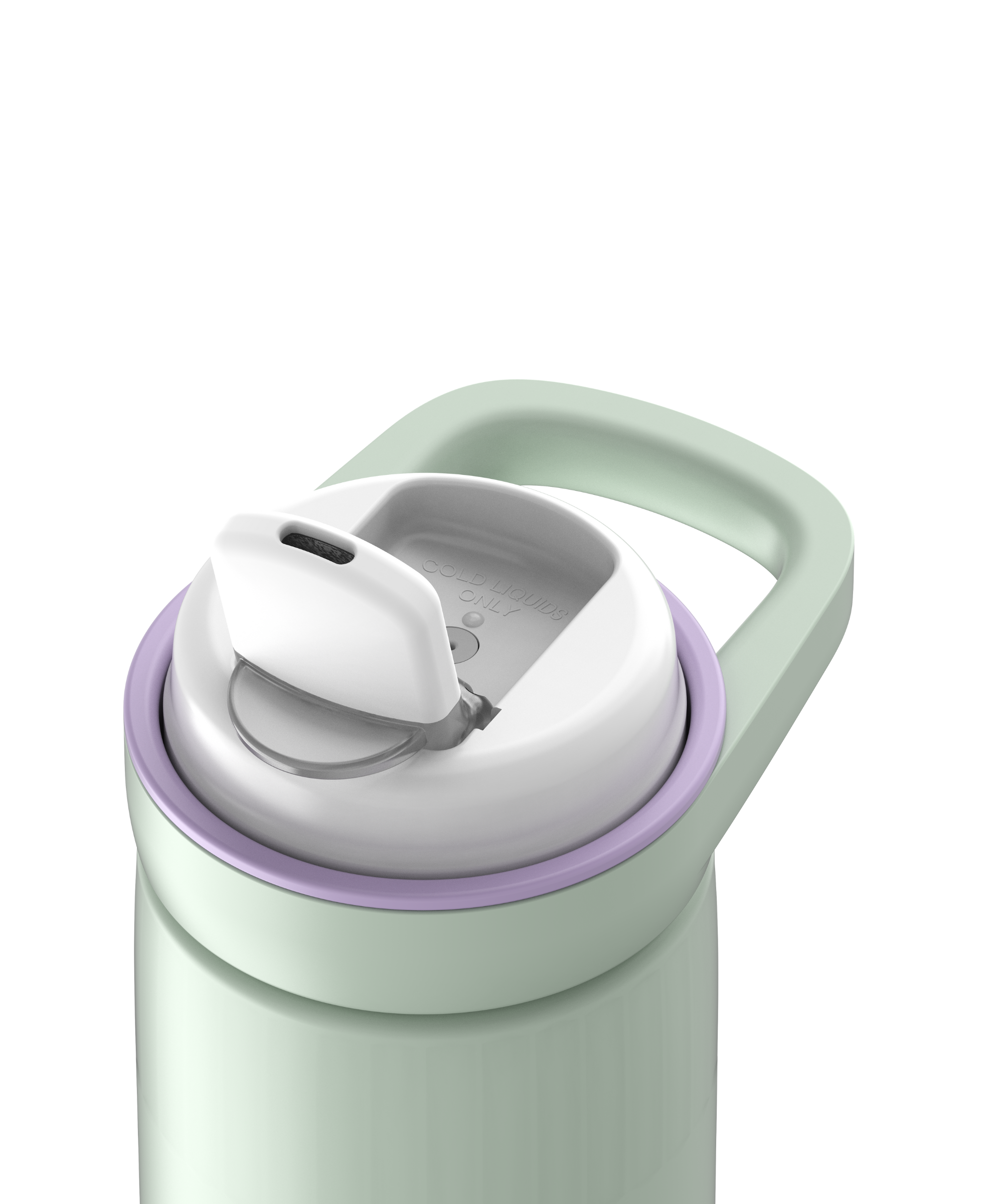 Soft Sip Insulated Stainless Steel Bottle with Rigid Handle, 500mL