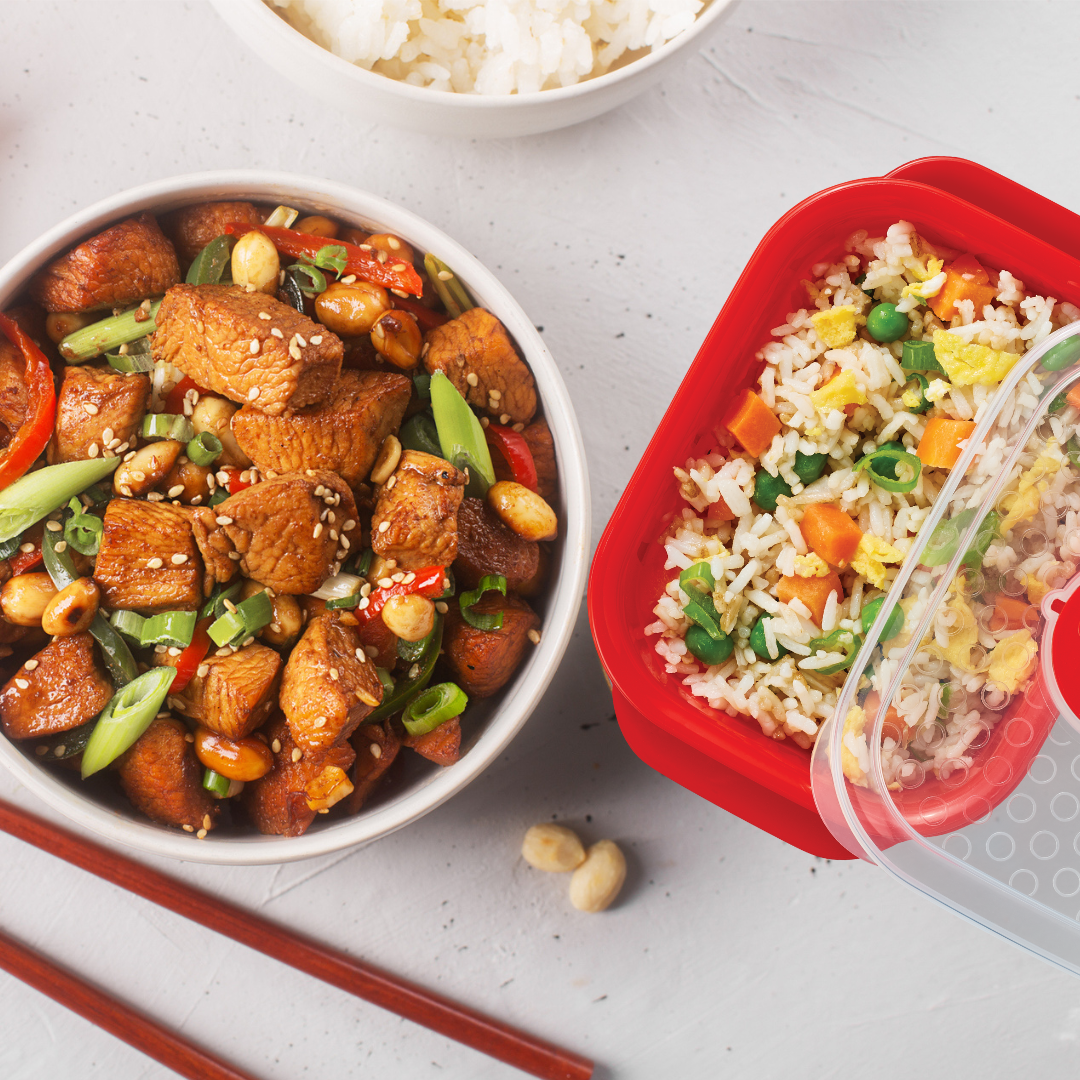 Jewel Microwavable Container, 375ml, Set