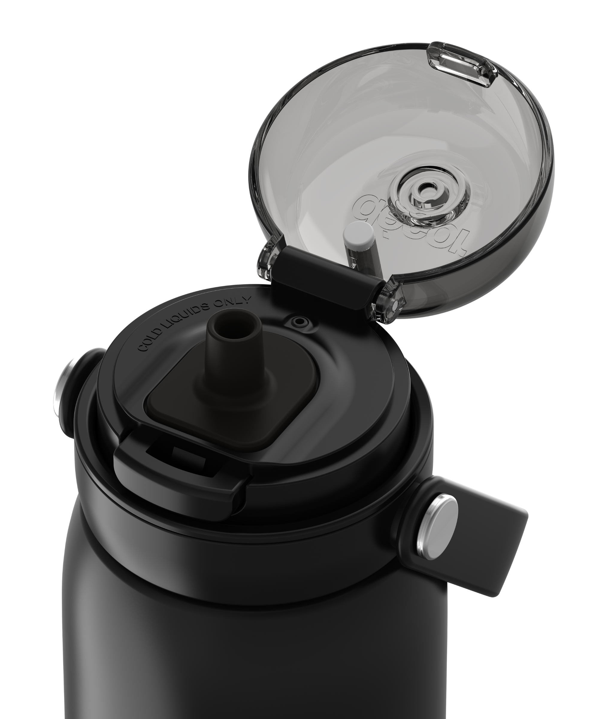 Insulated Stainless Steel Bottle with Deluxe Straw and Flexi Handle, 1.5L