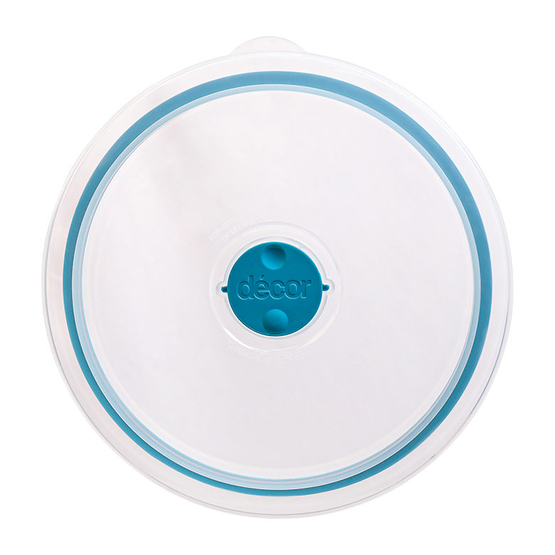 Vent & Seal Glass Containers Lid, Round, 1.5L