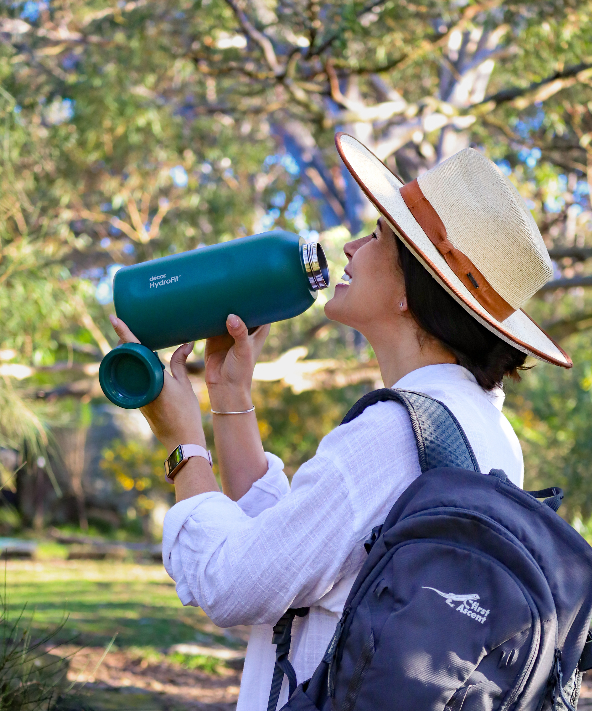 Insulated Stainless Steel Bottle with Screw Cap and Carry Handle, 1.5L