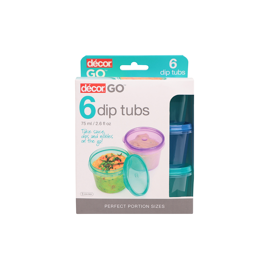 Dip Tubs, 75ml, Set
