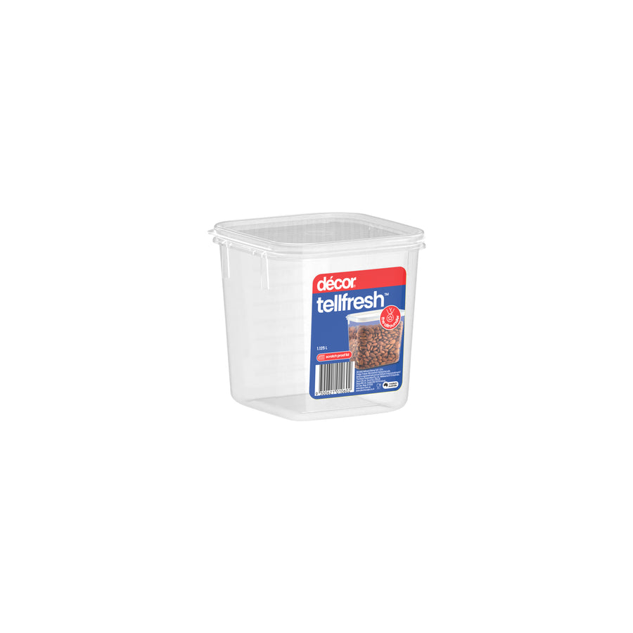 Food Container, Square, 1.125L