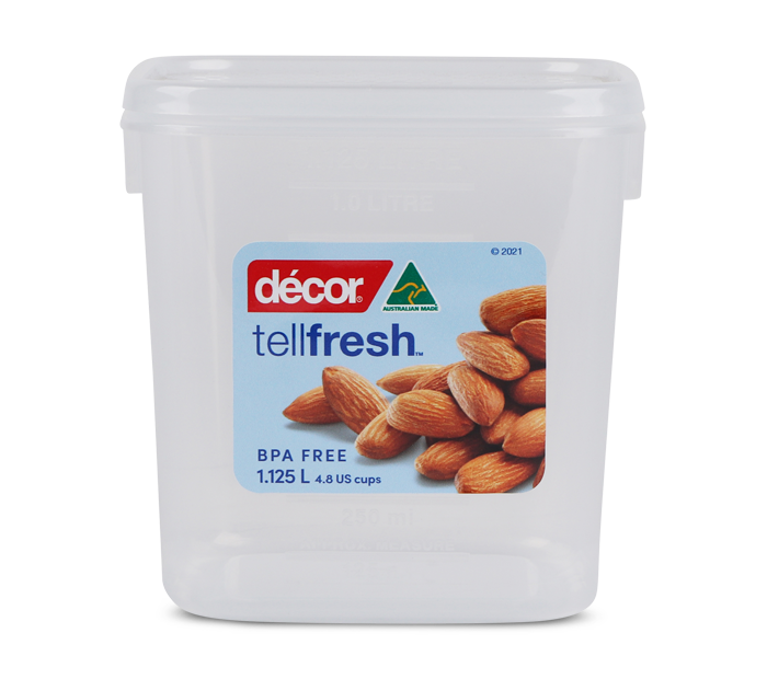 Food Container, Square, 1.125L