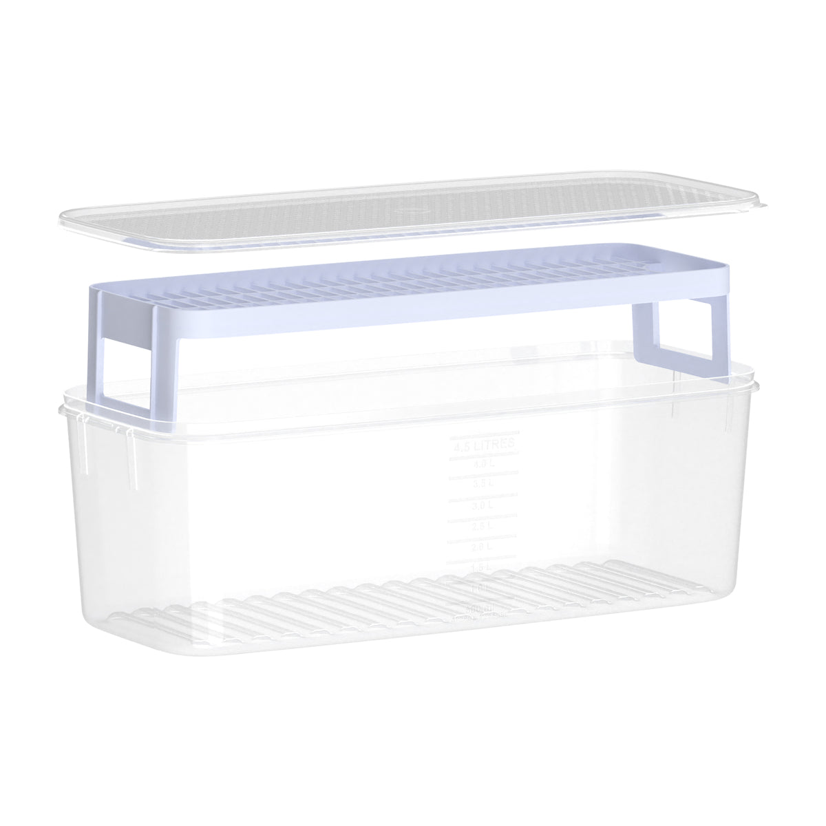 2-Storey Food Container with Rack, 5L