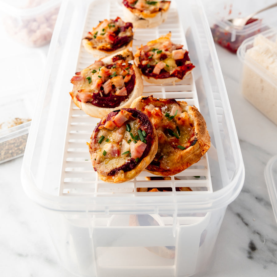 2-Storey Food Container with Rack, 5L