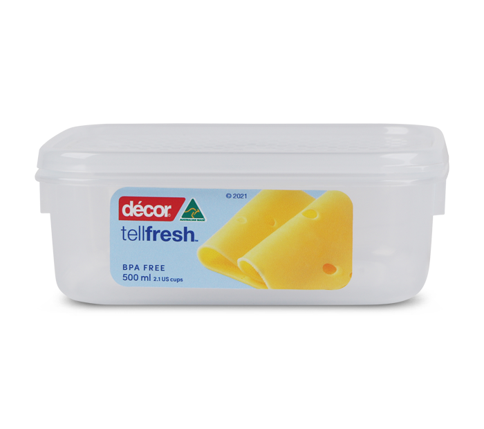 Food Container, Square, 500ml
