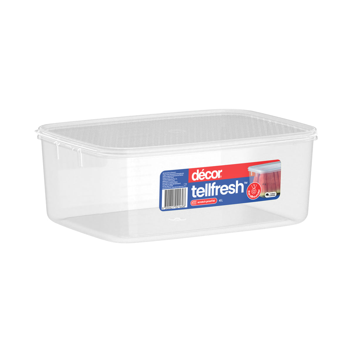 Food Container, Oblong, 4L
