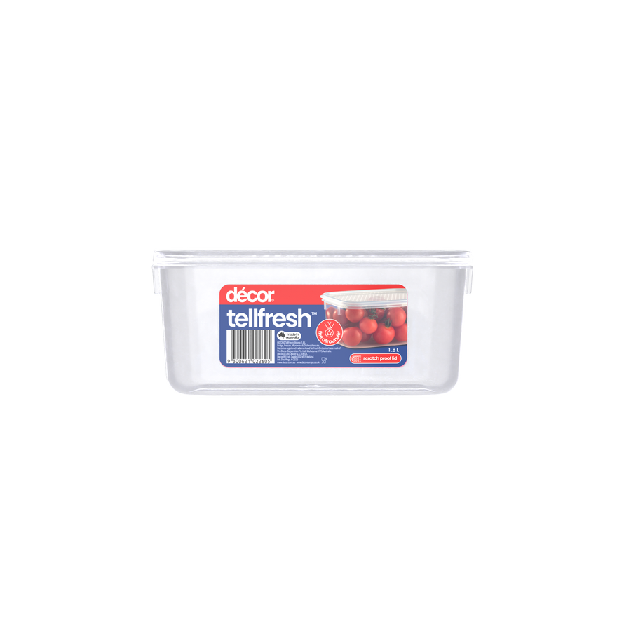 Food Container, Oblong, 1.8L