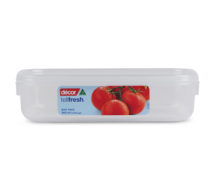 Food Container, Oblong, 900ml