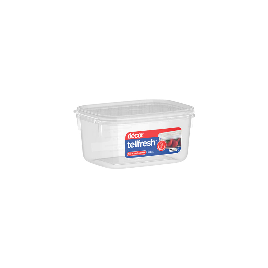 Food Container, Oblong, 500ml