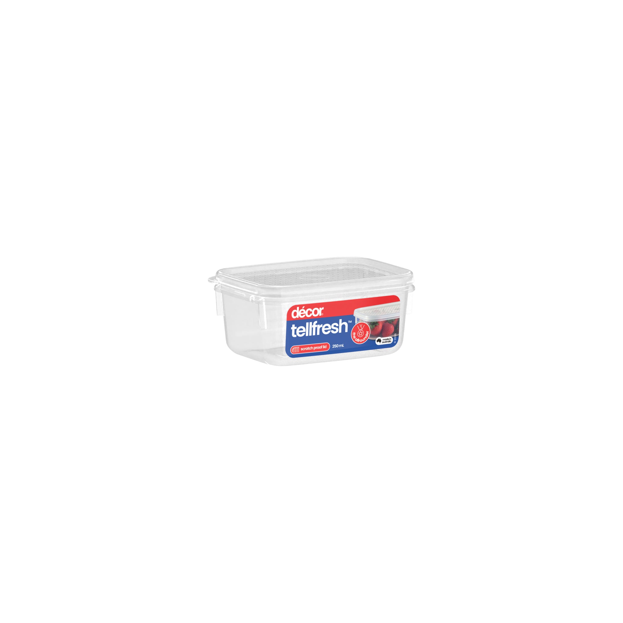 Food Container, Oblong, 250ml
