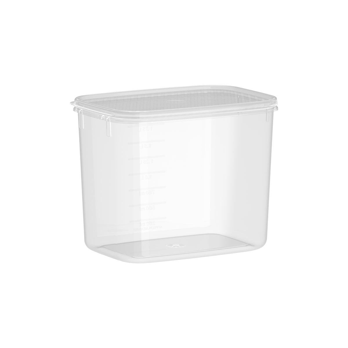 Food Container, Tall, Oblong, 2L