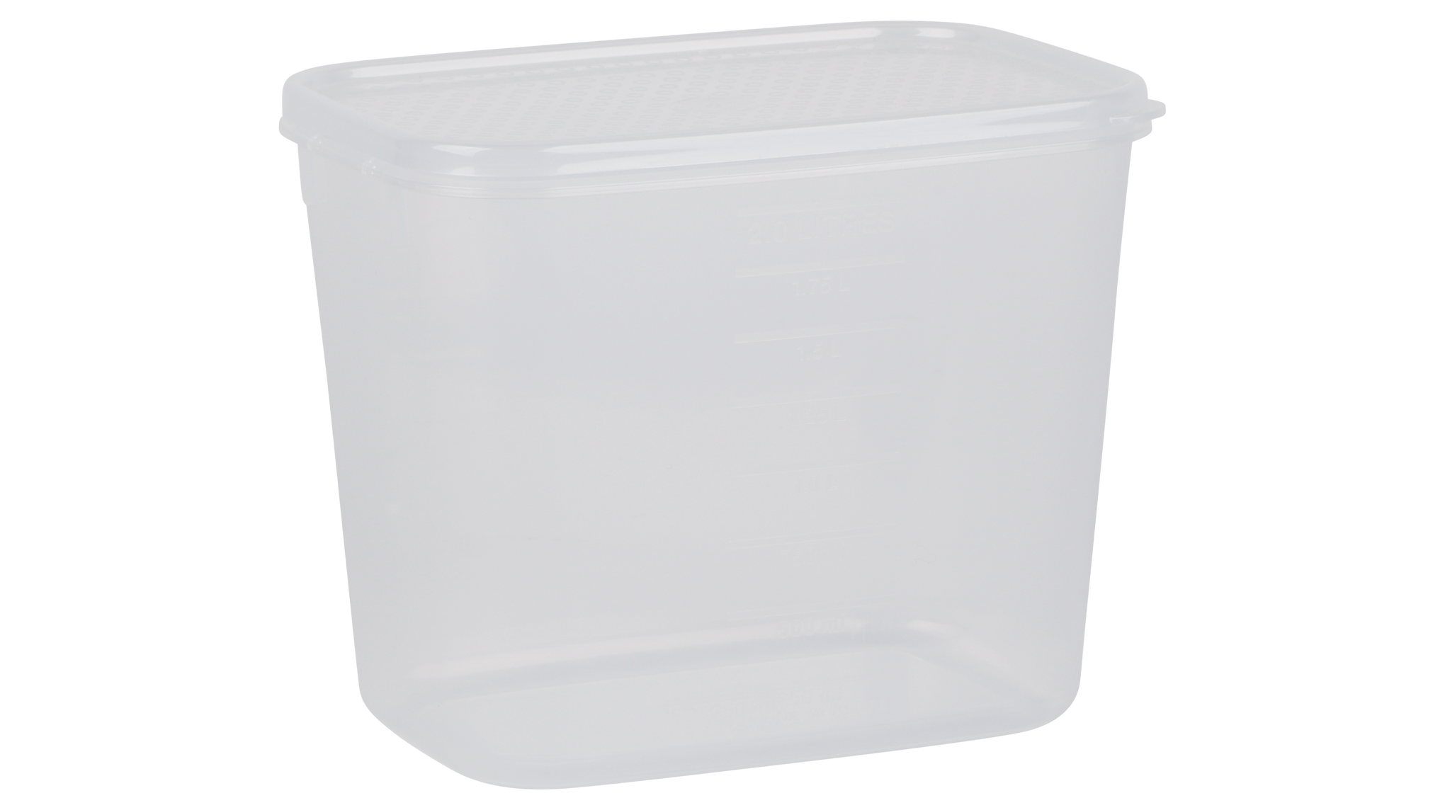 Food Container, Tall, Oblong, 2L