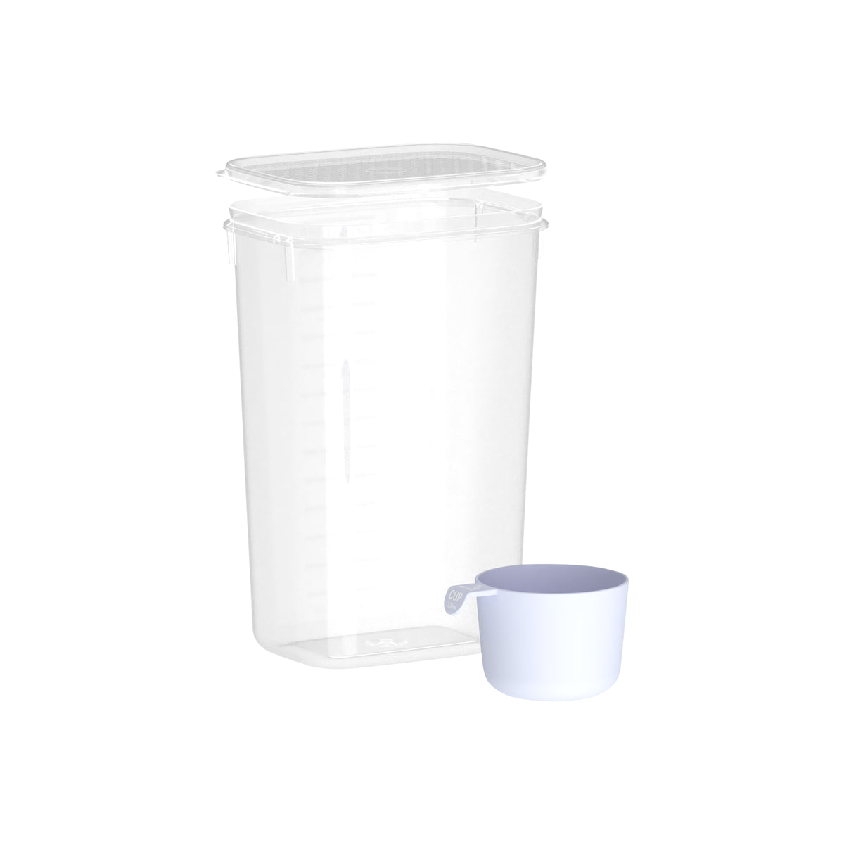 Food Container, Tall, Oblong, 1.75L