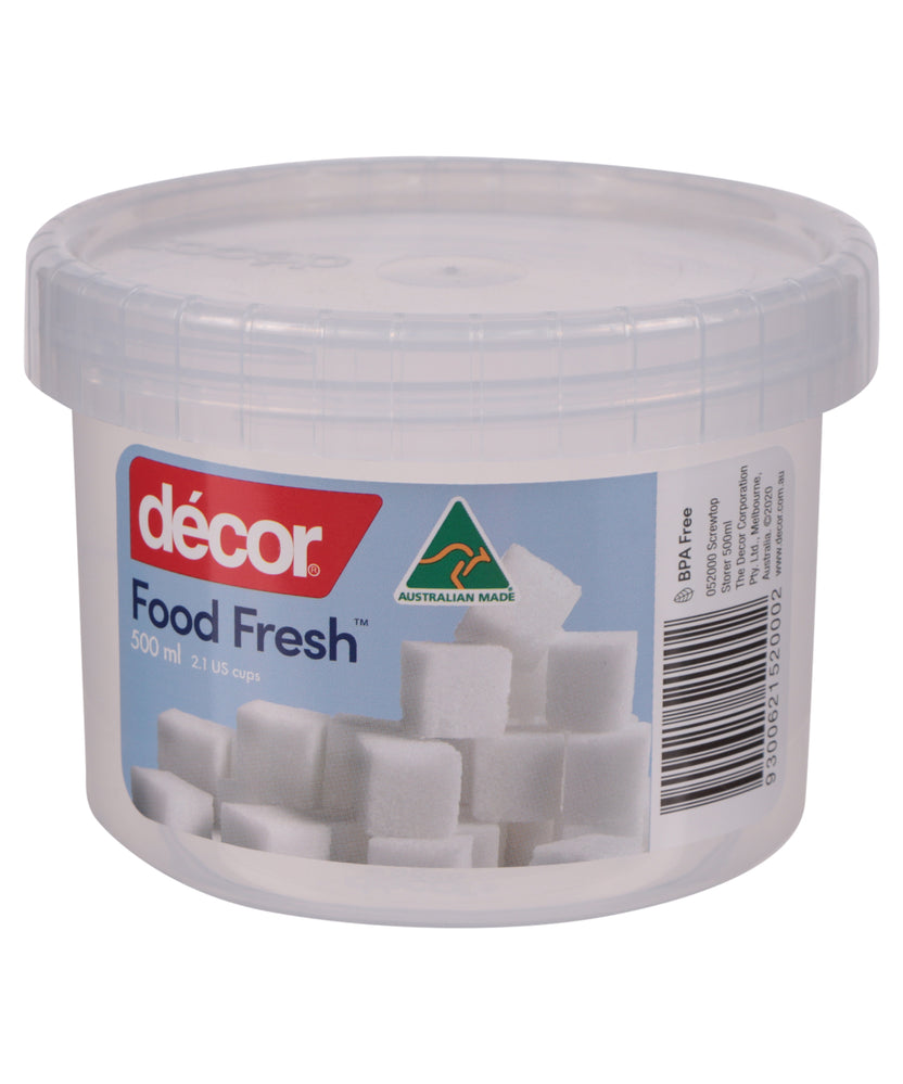 Screw Top Containers 500ml Screw Top Storer Décor Décor Australia