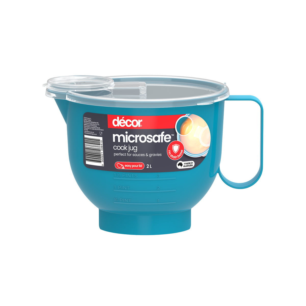 Jug, Teal, 2.0L