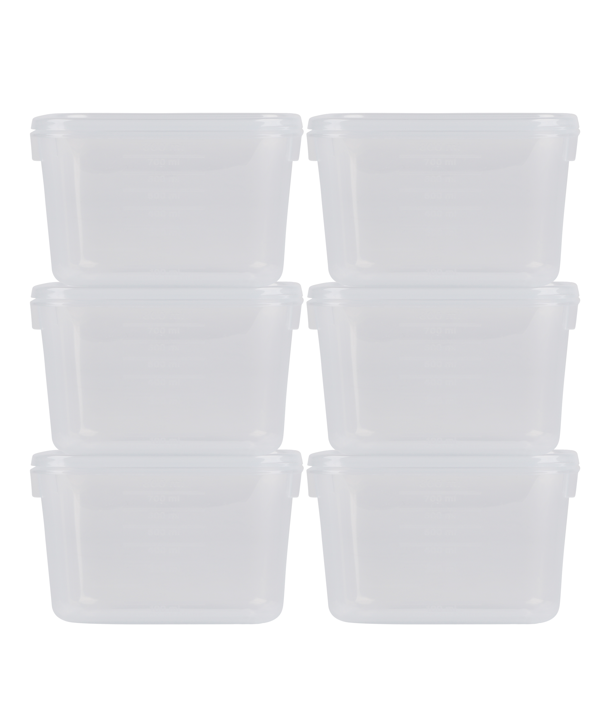 Tellfresh 1.9 Quart Square Food Storage - 5-1/2 x 5-1/2 - Each