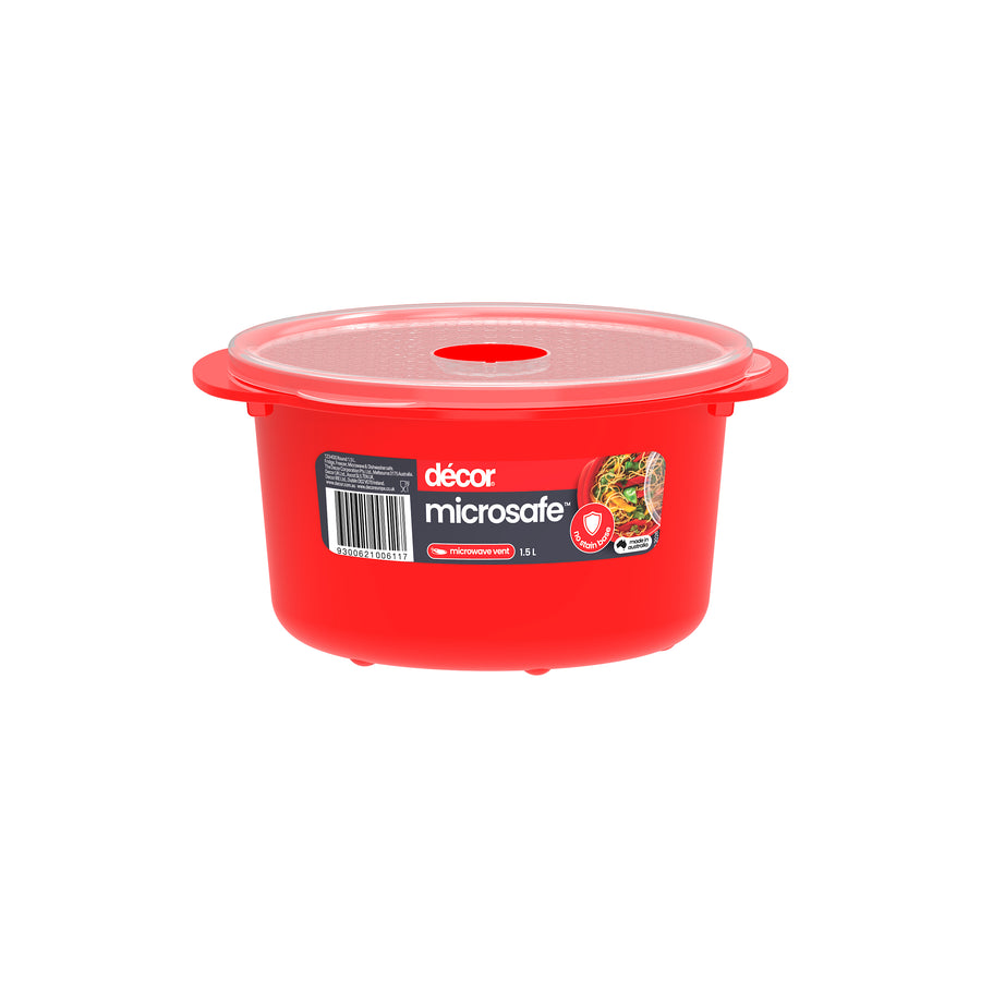 Microwavable Container, Round, 1.5L