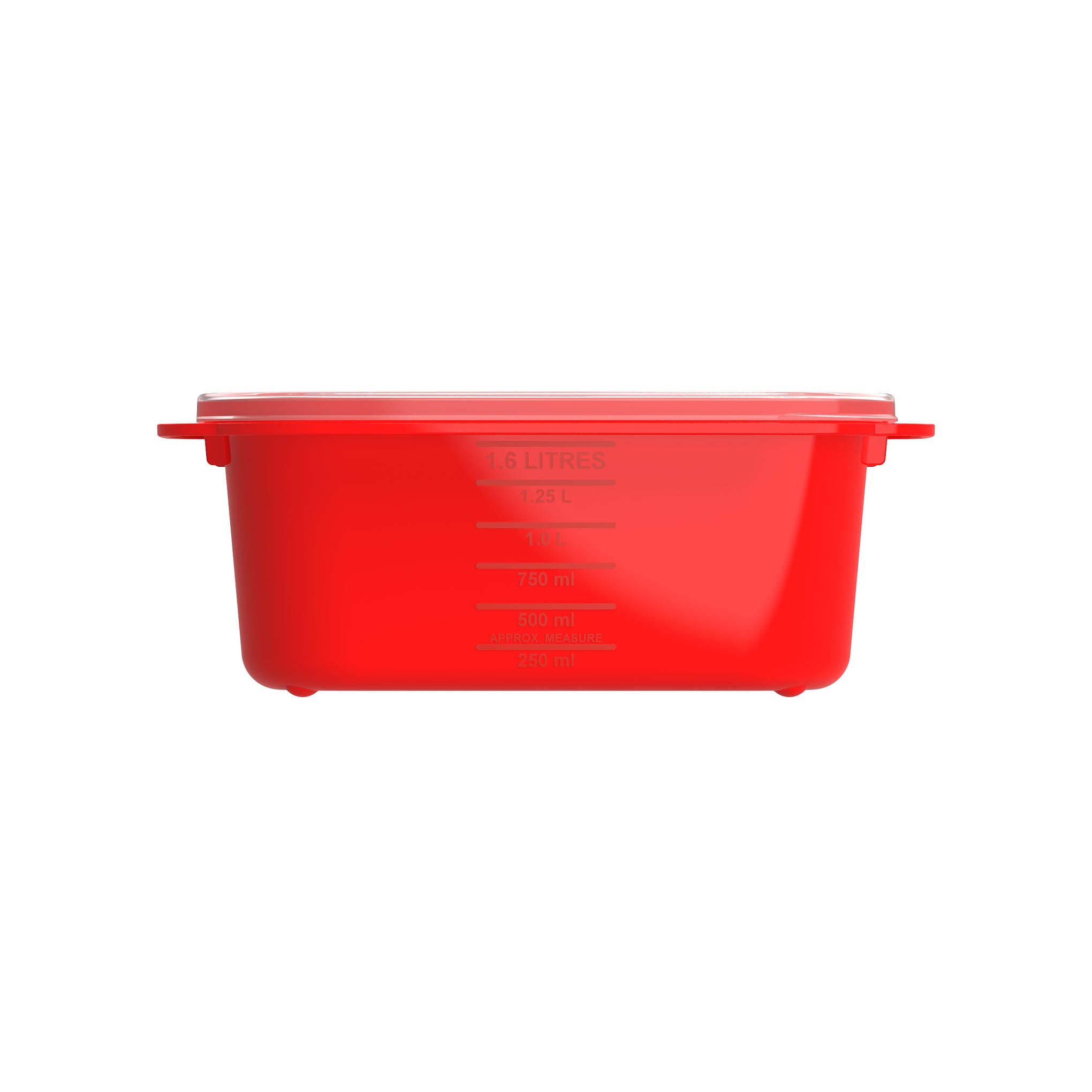 Microwavable Container, Oblong, 1.6L