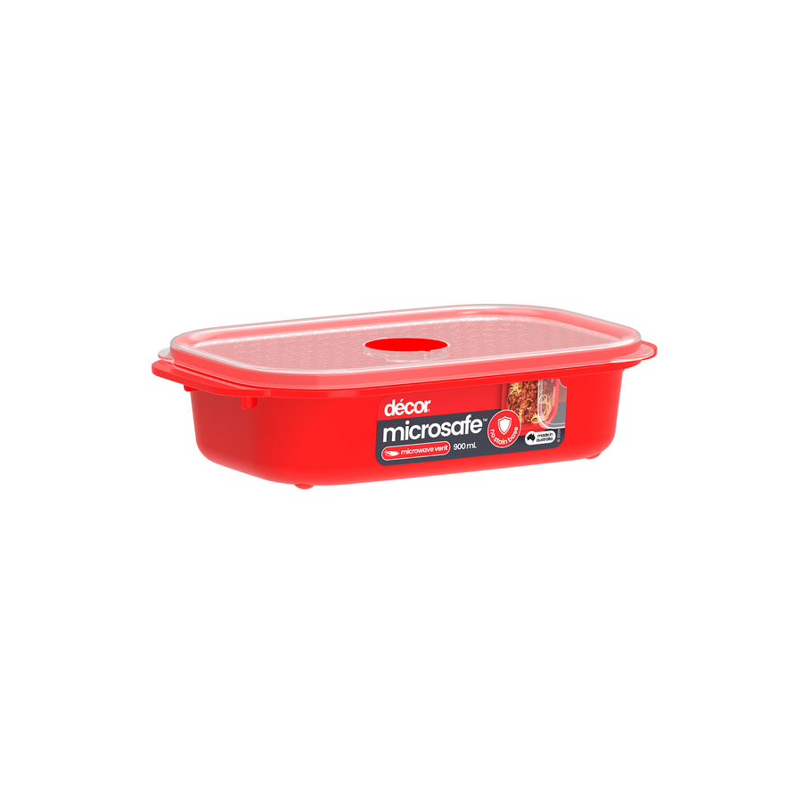 Microwavable Container, Oblong, 900ml