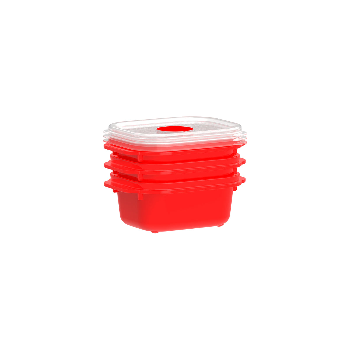 Food Container, Oblong, 375ml, Set
