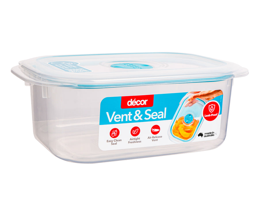 Plastic Container, Oblong, 1L