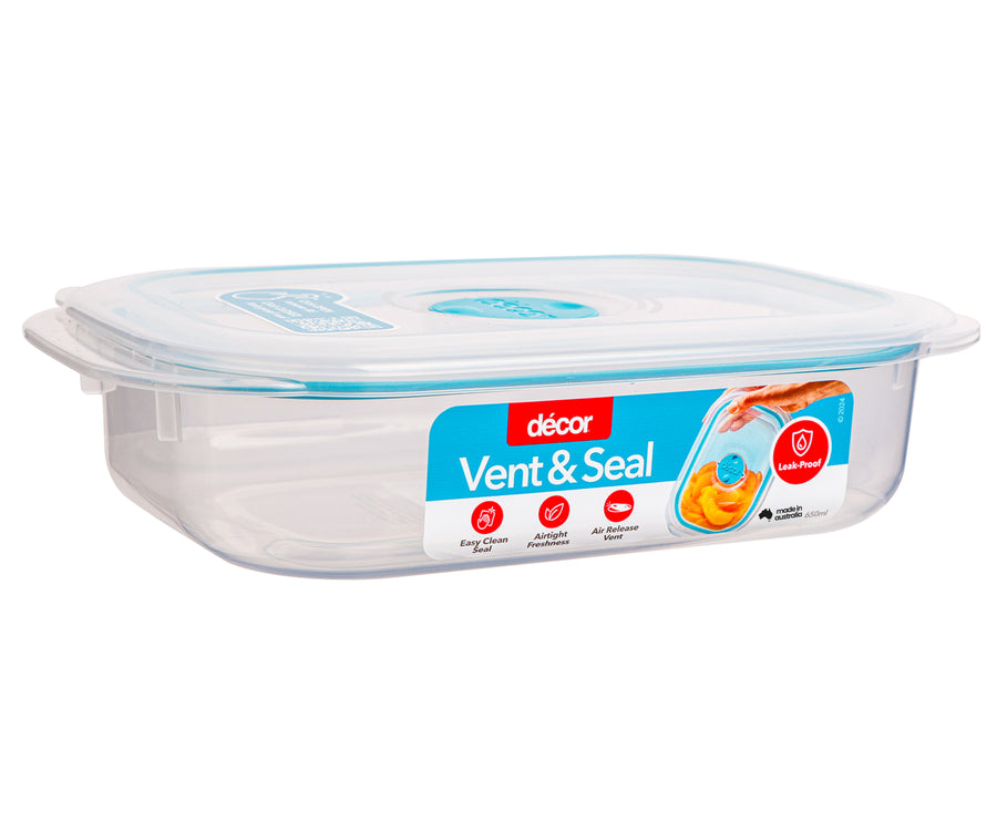 Plastic Container, Oblong 650ml