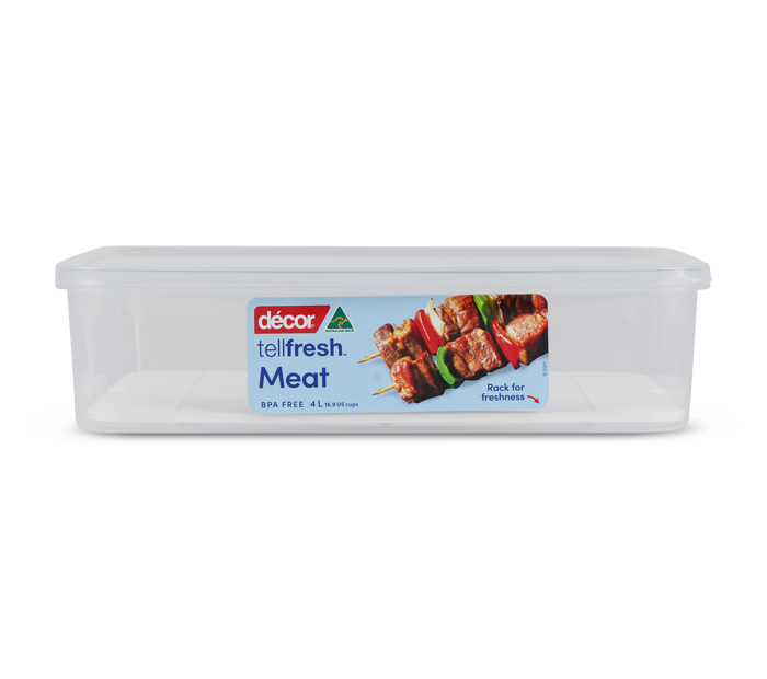 Meat Container with Rack, 4L