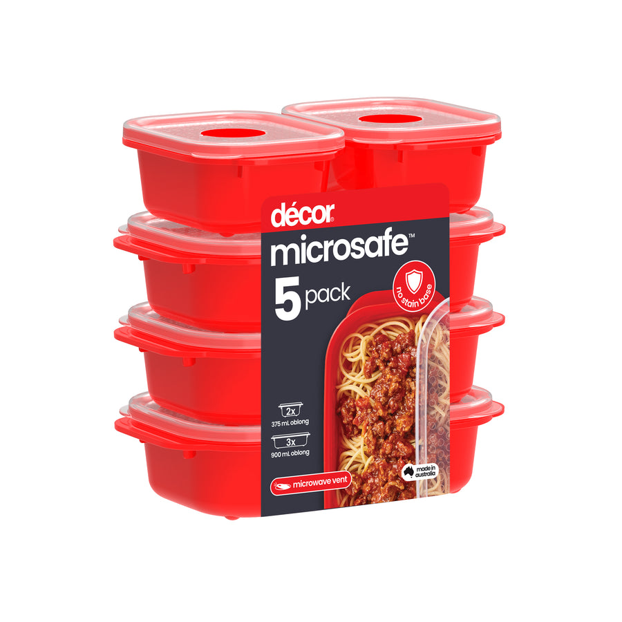 Microwavable Container, Oblong, Set