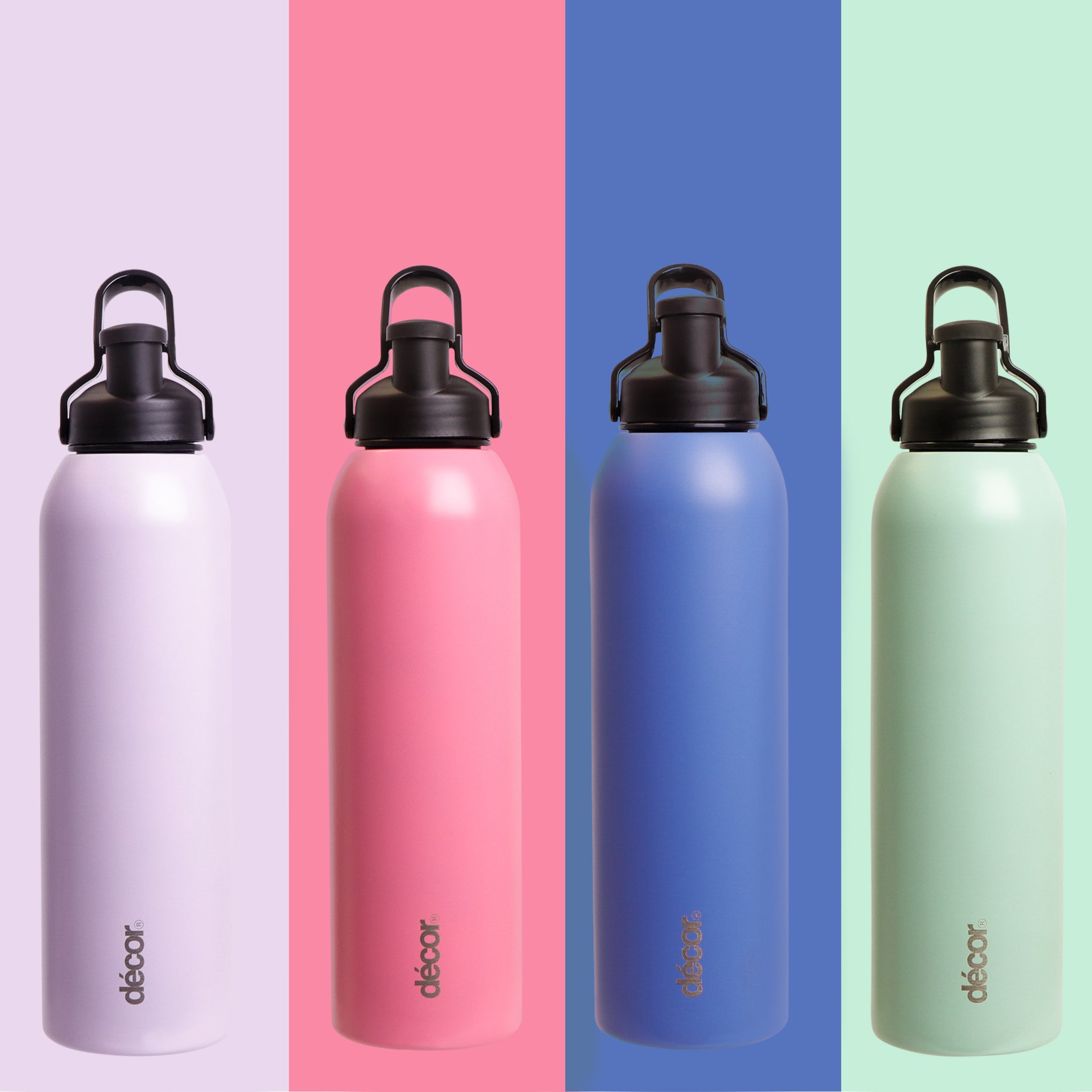 Flipseal™ Matte Stainless Steel Bottle, 750ml