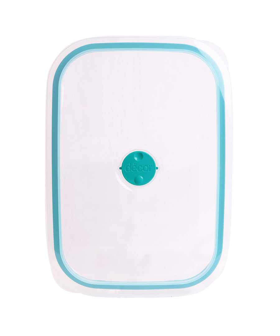 Vent & Seal Glass Containers Lid, Oblong, 2.5L