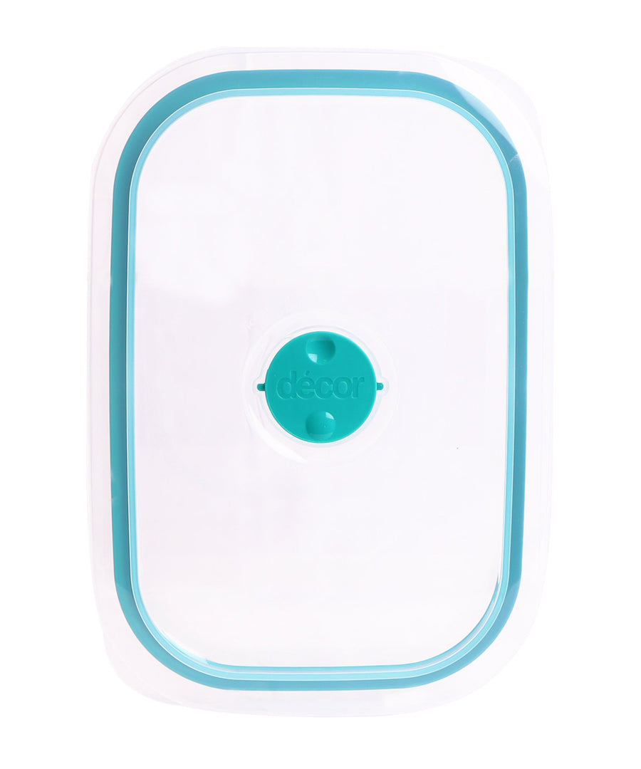 Vent & Seal Glass Containers Lid, Oblong, 1.5L