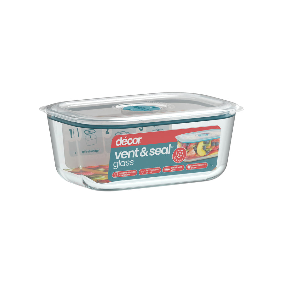 Glass Containers, Oblong, 1L