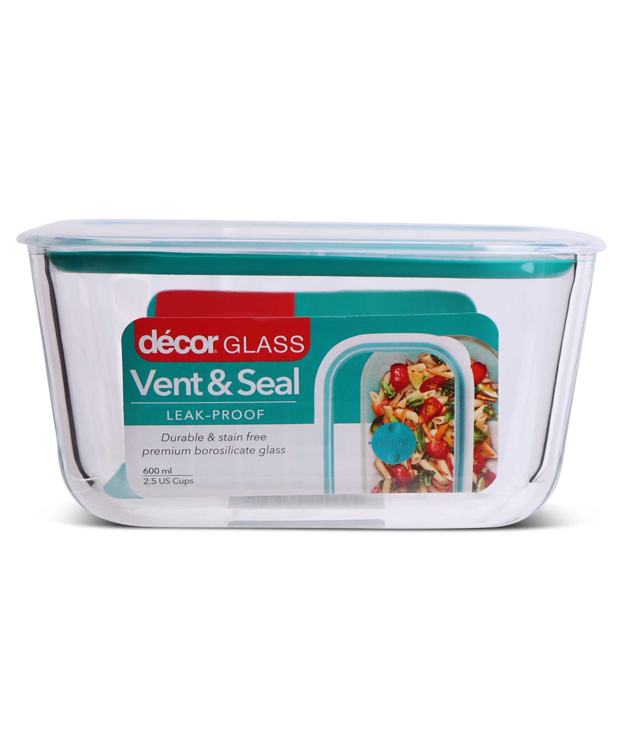 Vent & Seal Glass Container, Oblong, 630ml | Décor Australia – Décor ...