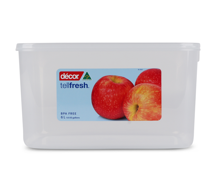 Food Container, Oblong, 6L