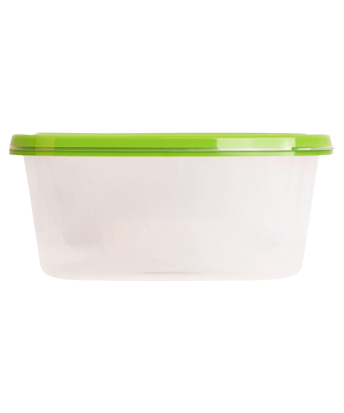 Basics Food Container, Oblong, Green, 1.5L