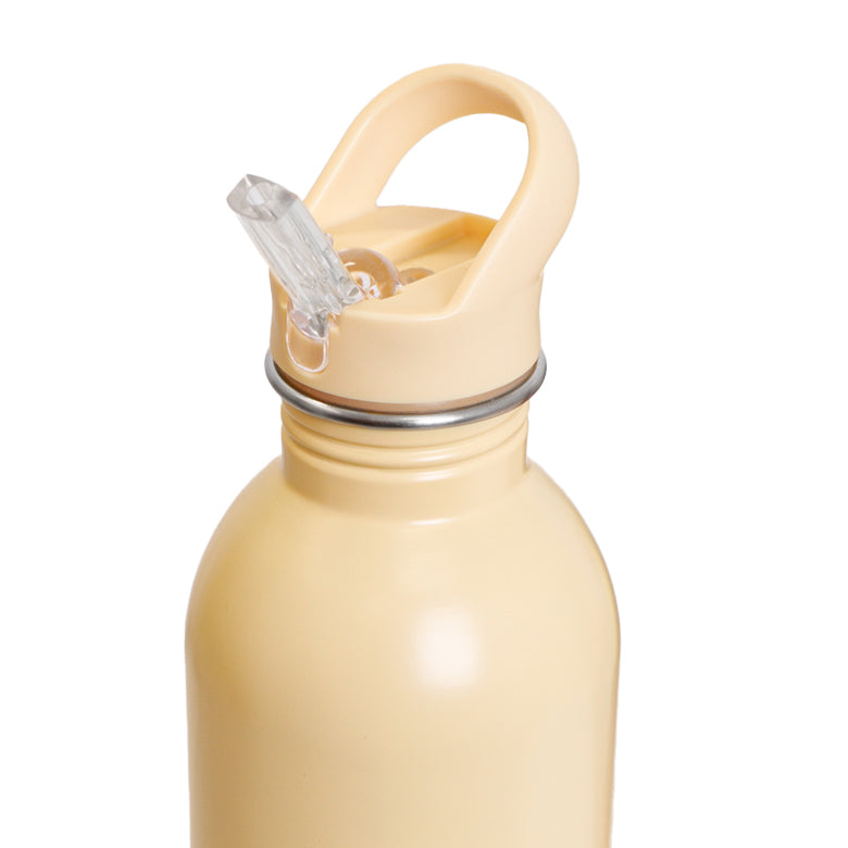 Snap n Seal Straw Cap Stainless Steel Bottle, 1L