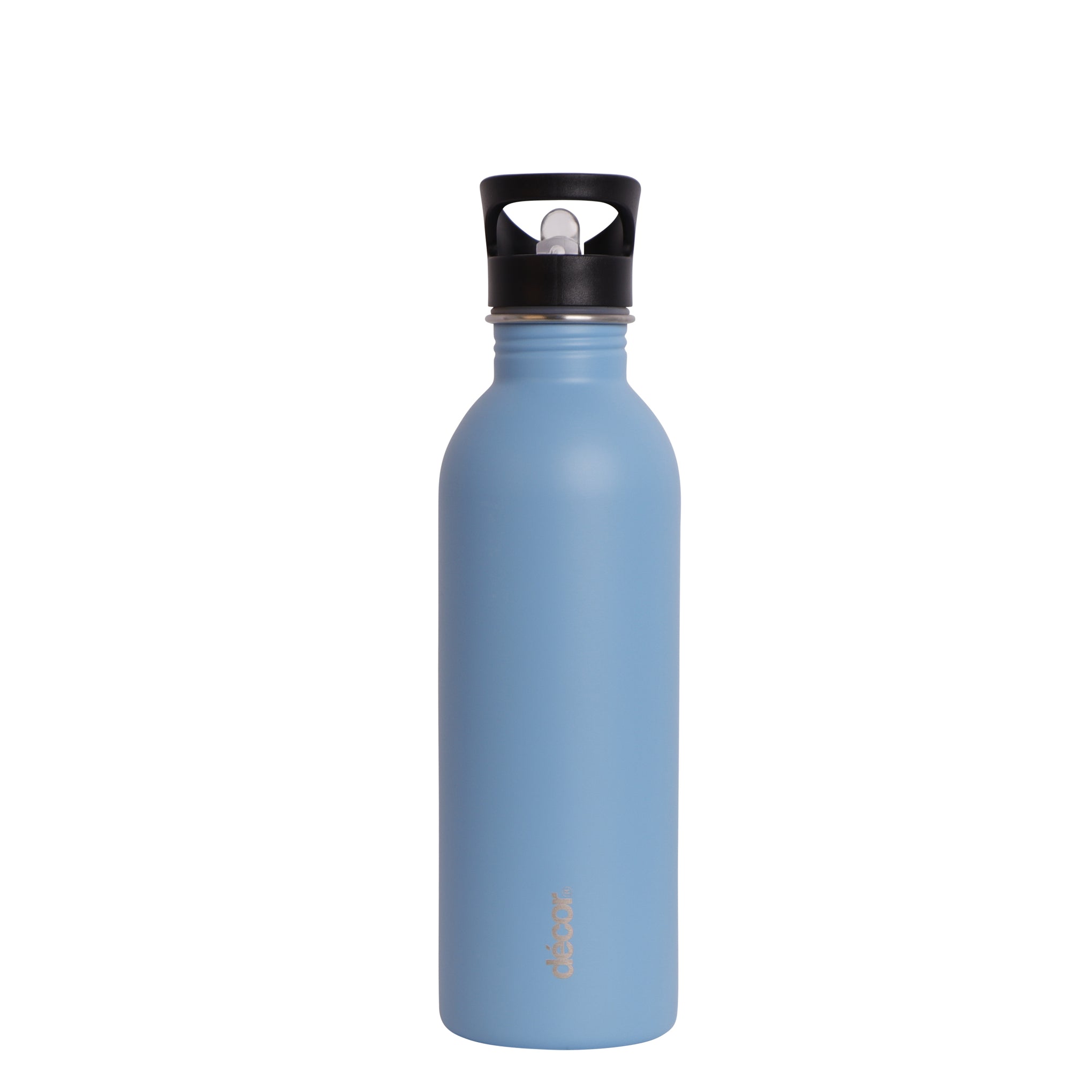 Snap n Seal Straw Cap Stainless Steel Bottle, 1L