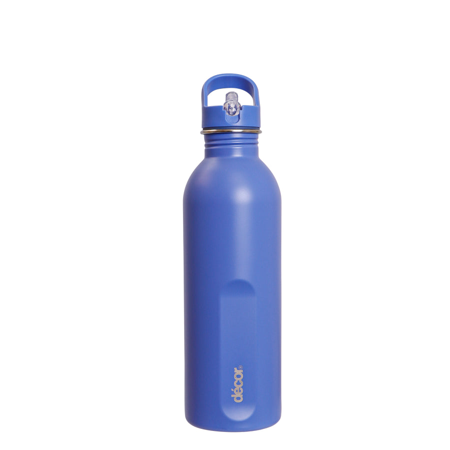 Snap n Seal Straw Cap Stainless Steel Bottle, 1L