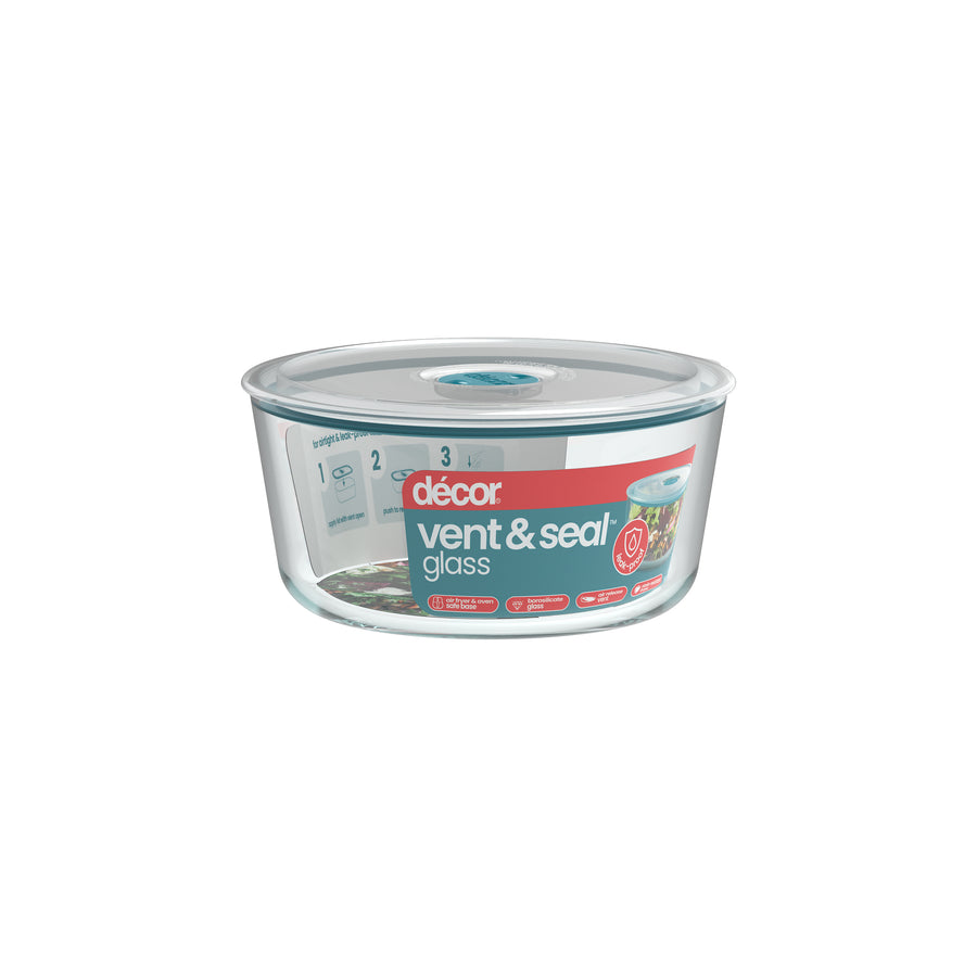 Glass Containers, Round, 1.5L