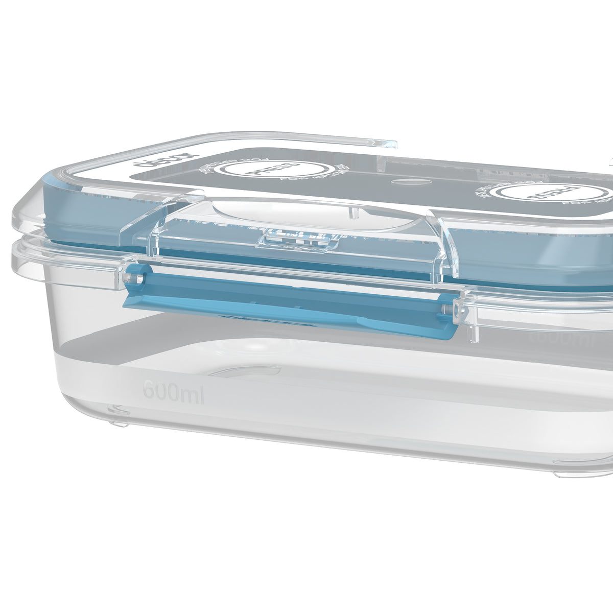 Food Containers, Oblong, 600ml