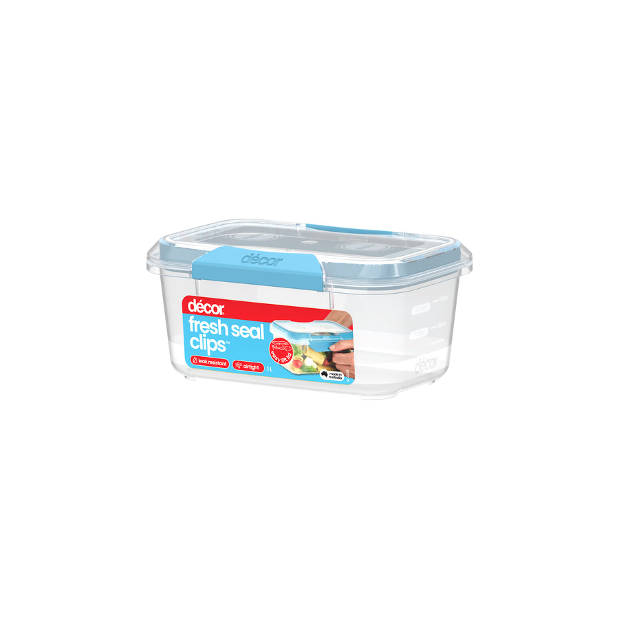 Food Containers, Oblong, 1L