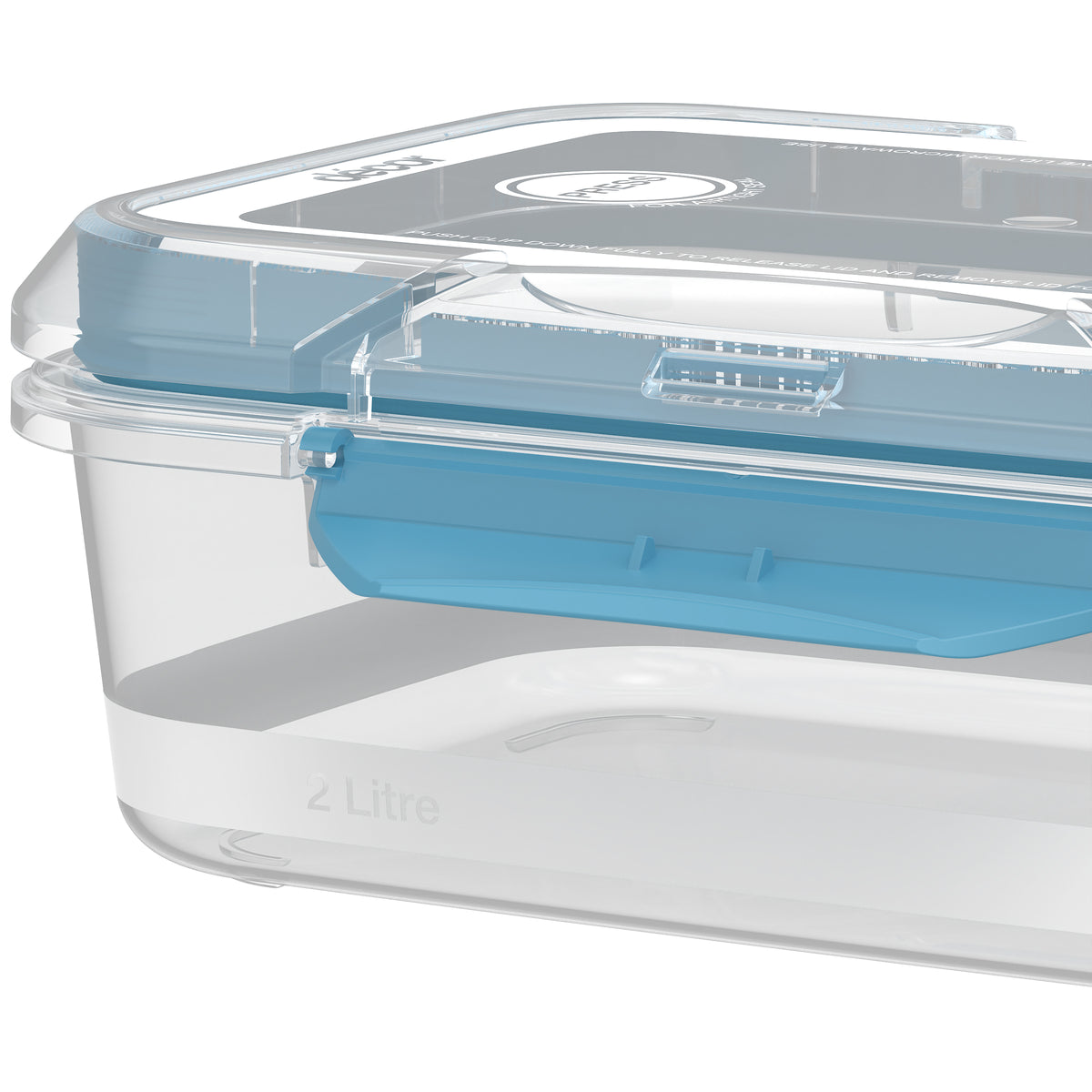 Food Containers, Oblong, 2L