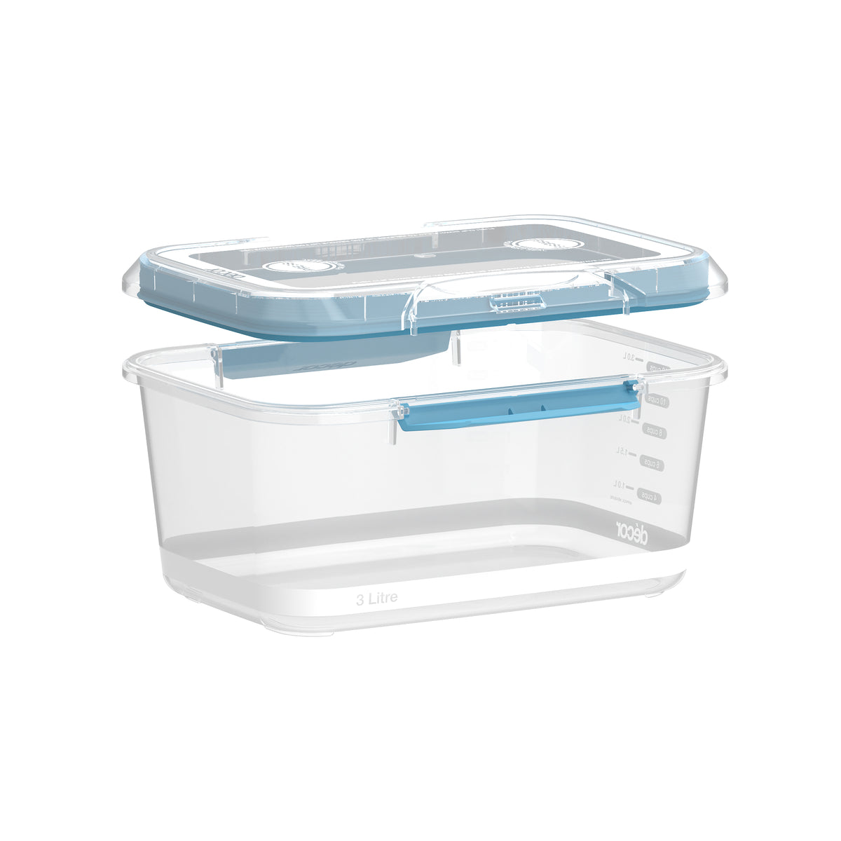 Food Containers, Oblong, 3L, Set