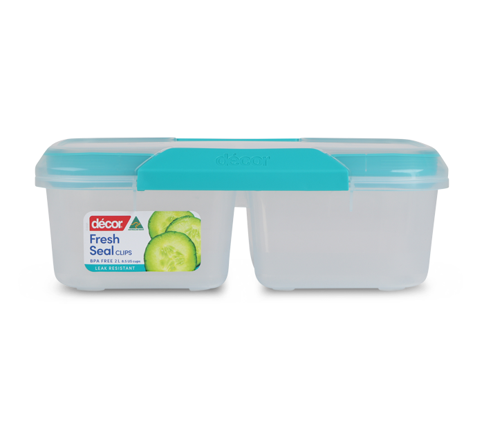 Food Containers, Split, Oblong, 2L
