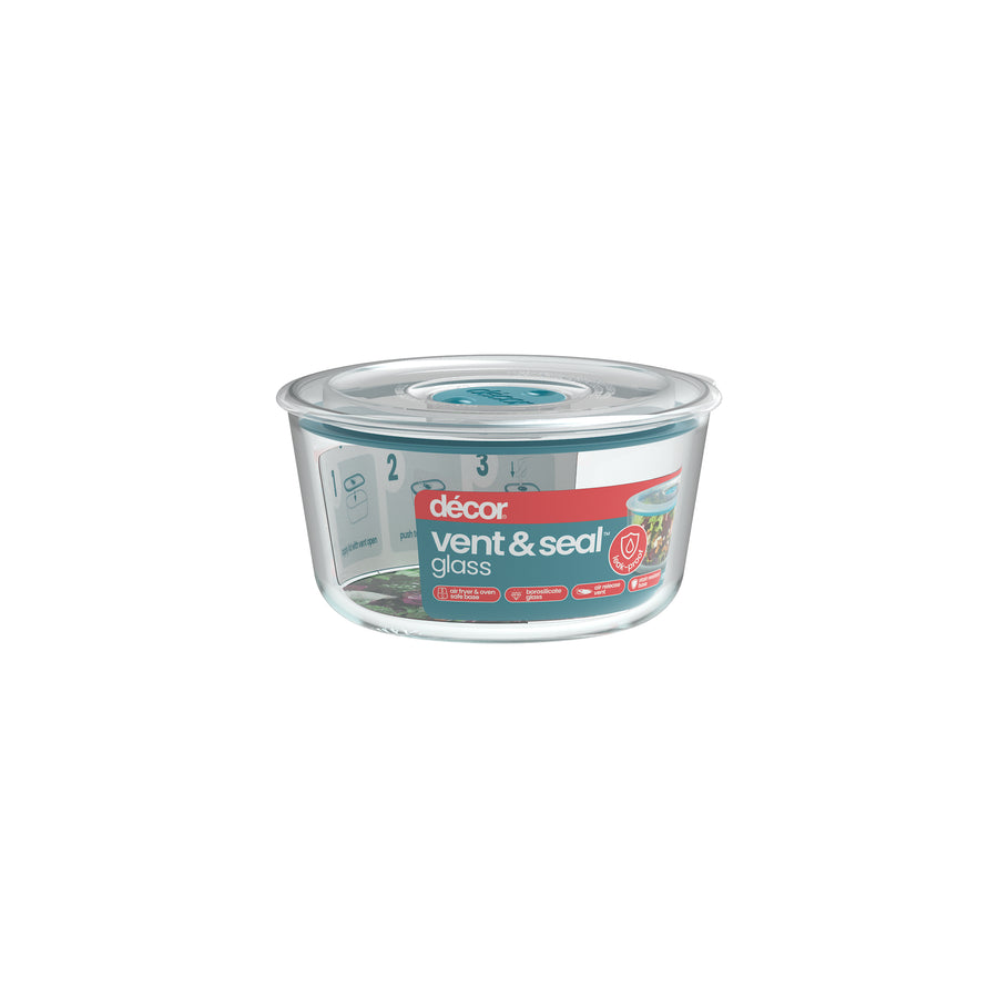Glass Containers, Round, 500ml